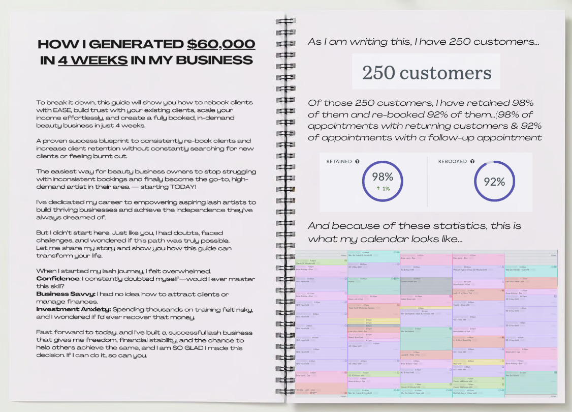 How I generated $60,000 in 4 weeks - FREE E-Book