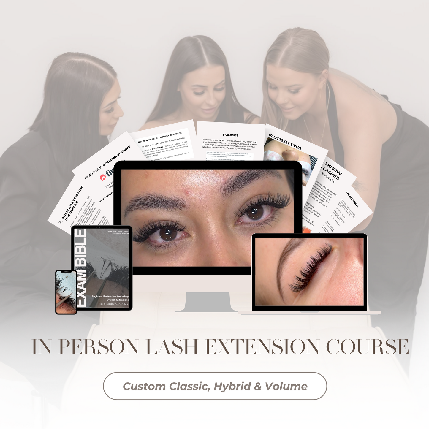 BRISBANE: 2 Day In-Person Lash Course: Classic, Hybrid & Volume